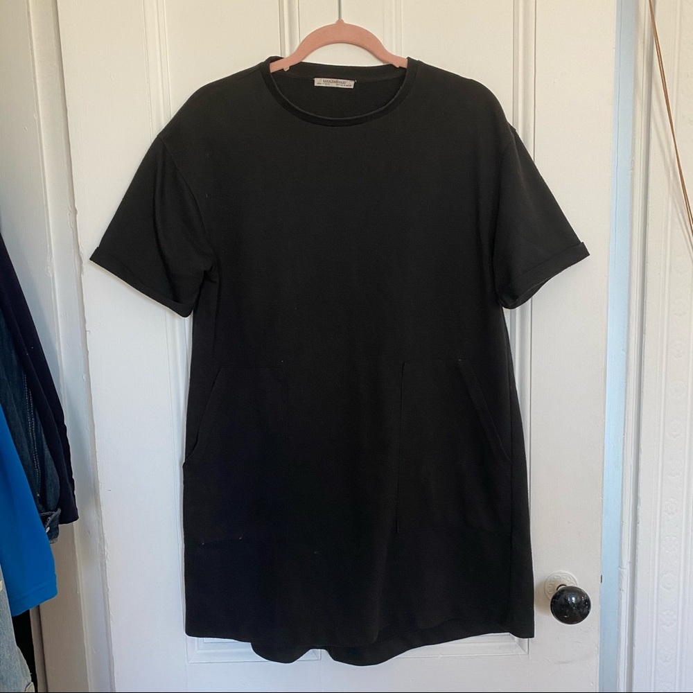 Zara black boxy dress